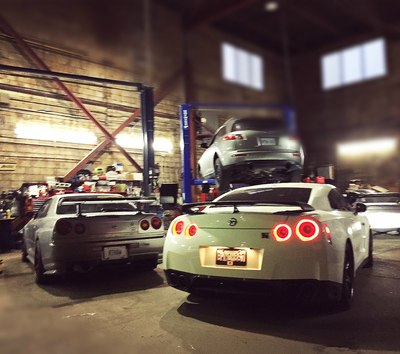 R35 R34 相遇_日产GT-R论坛