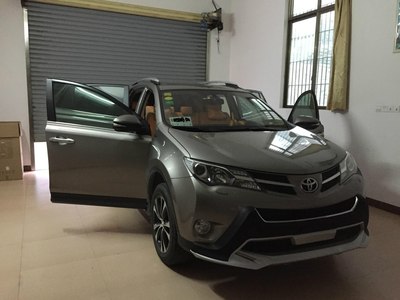 2015款青铜色2.5精英选车提车装潢作业._rav4荣放