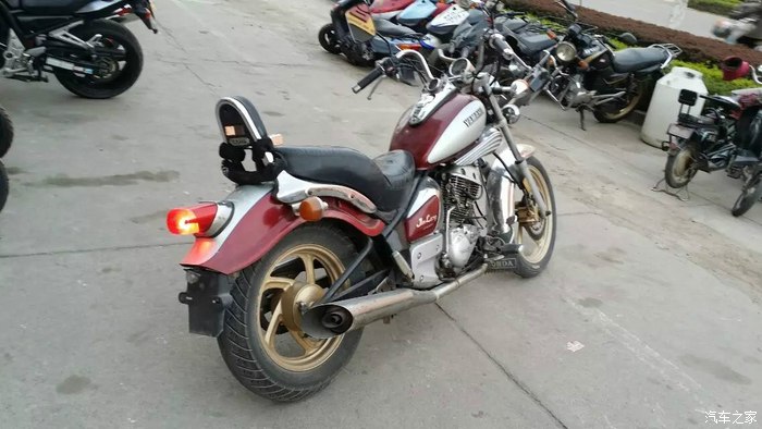 【图】自己忙中偷闲改装复古雅马哈劲龙250