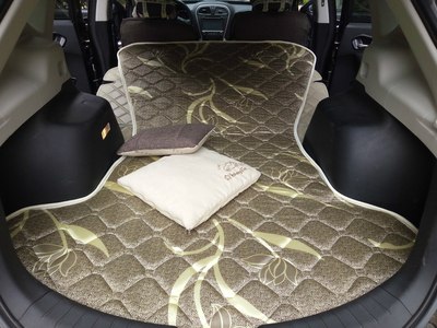 为<em>暑假</em>长途自驾订制的后备箱折叠棕垫(<em>车震</em>神