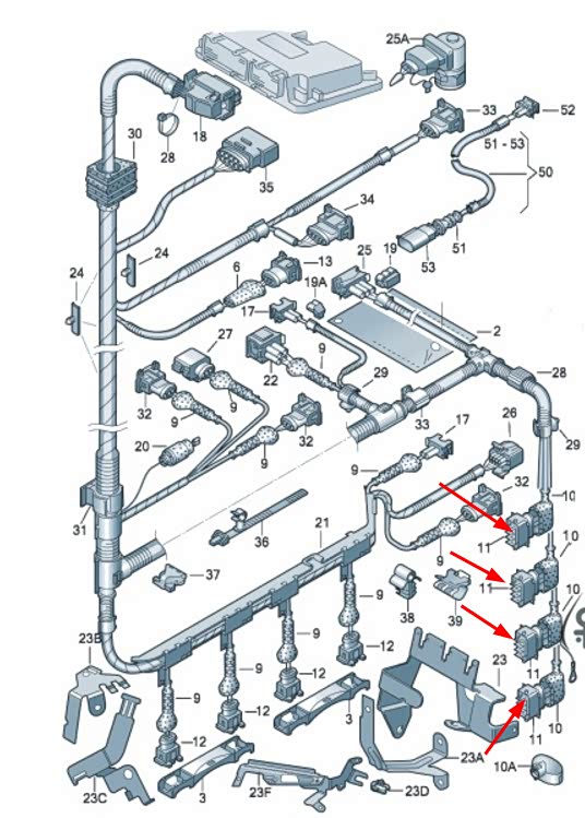 ===点火线圈线束隐患:老宝来的经验楼兰参考===