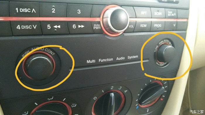 马自达3音响控制旋钮怎么才能调回原来的音质