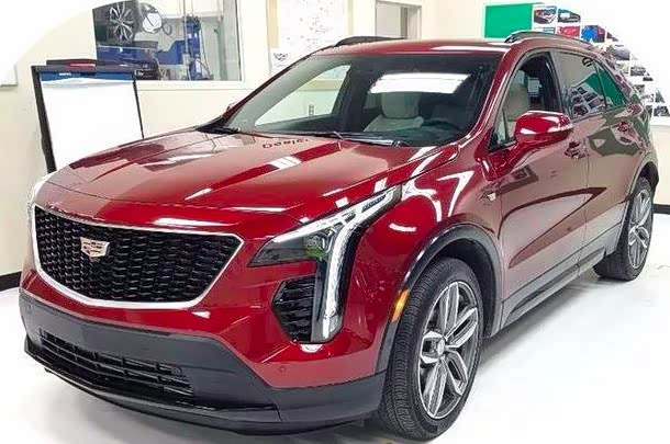 凯迪拉克xt4红色到店实拍(有图有真相)