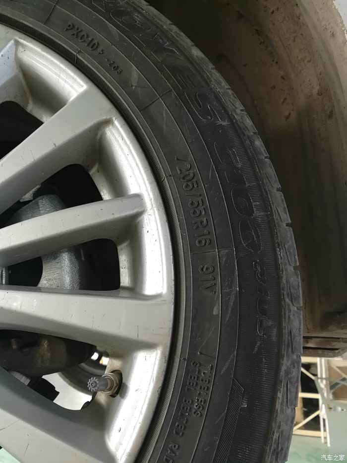 有人装205/55r16的轮胎了吗