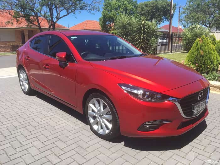 2017澳洲版马自达3 2.5l魂动红提车 感受