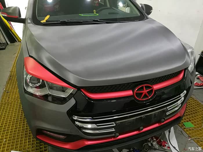 【图】审精 小2全车改色贴膜,拉丝珠光灰,骚气逼人_瑞风s2论坛_汽车之