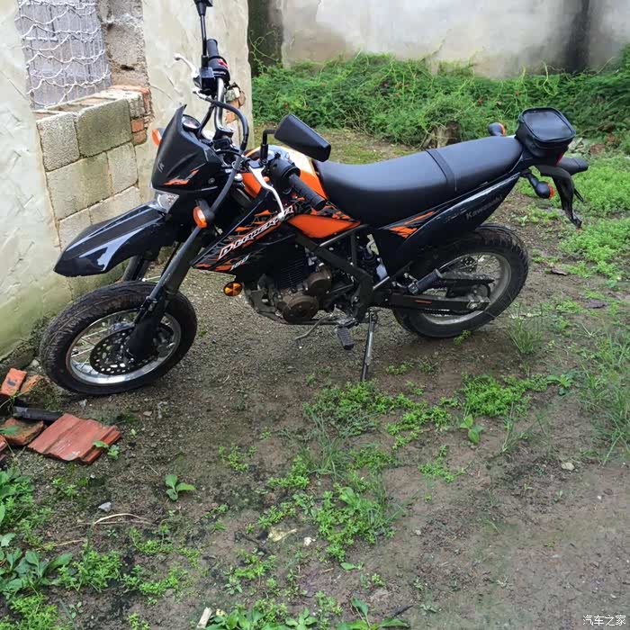 【图】klx150d橙色_川崎摩托车论坛_汽车之家论坛