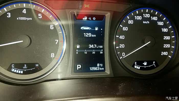 名图停车状态油耗显示请大神们进来解决下