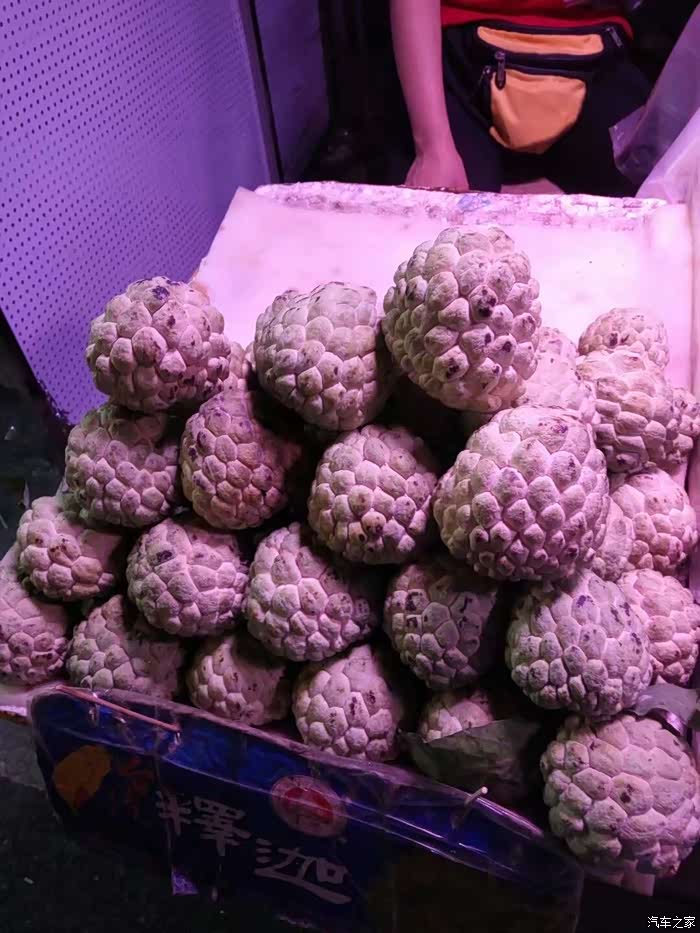 番荔枝又叫佛头果,释迦果,番梨 第二天 防城港 乱石滩,白浪滩