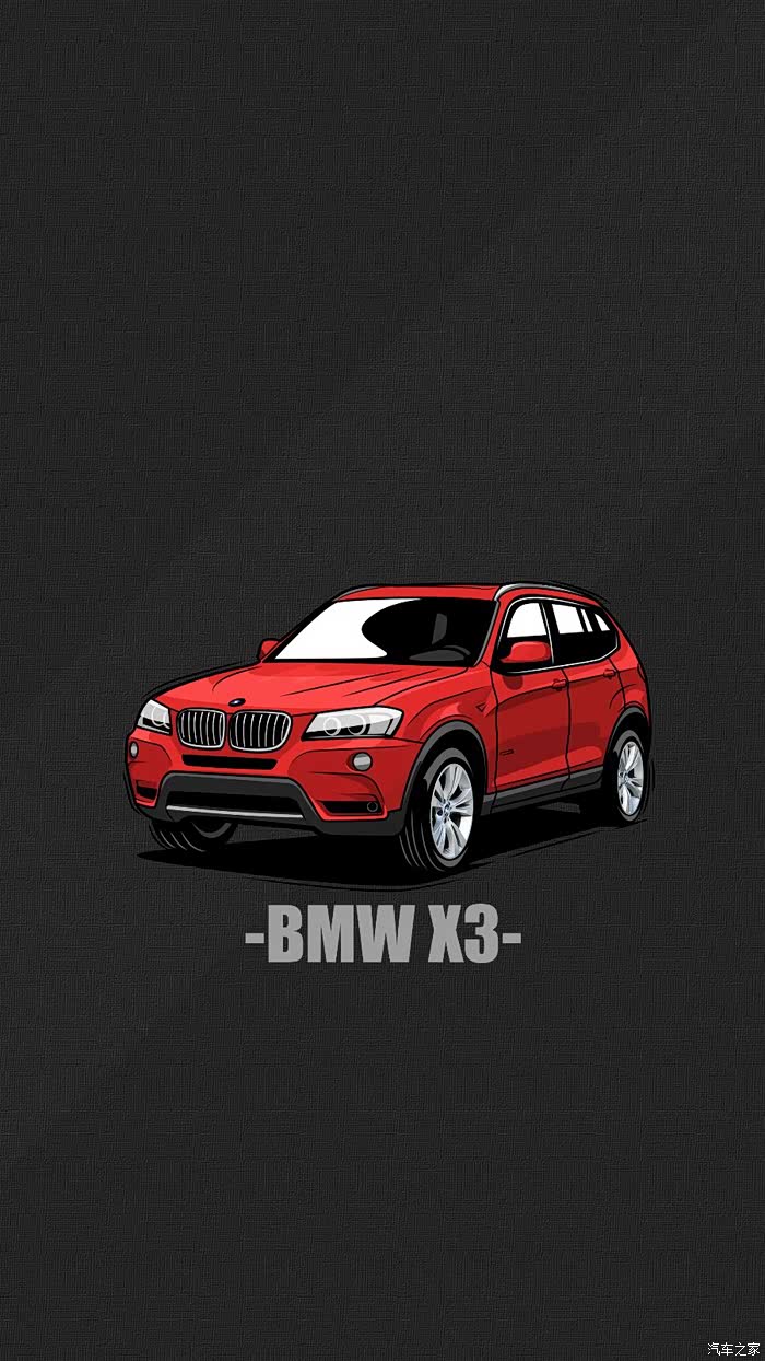 全系四驱的豪华suv蓝天白云满足你漫画宝马x3手机壁纸