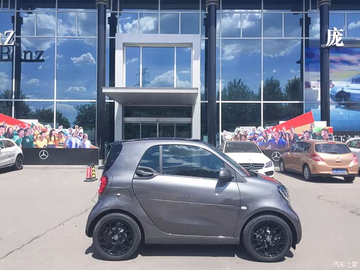 奔驰smart耀钛版唐山庞大之星提车分享