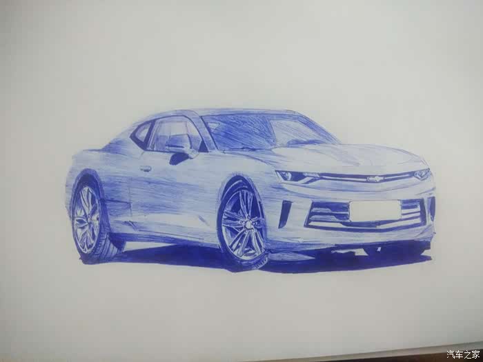 【画young年华】圆珠笔手绘科迈罗