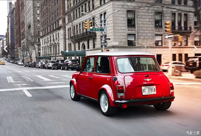 电动车classicminimadeelectricfornewyorkautoshow