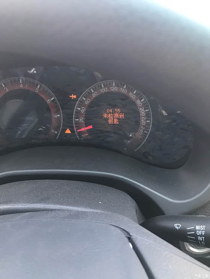 【图】16款F3车有电,不能打火,仪表盘显示检测