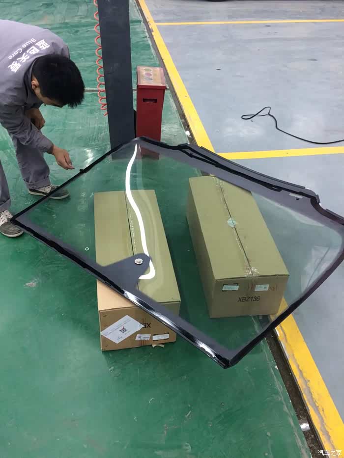 【图】14款3084s换圣戈班风挡玻璃_标致308论坛_汽车之家论坛