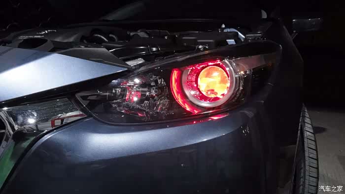 弯道小王子昂克赛拉车灯升级爆亮象山