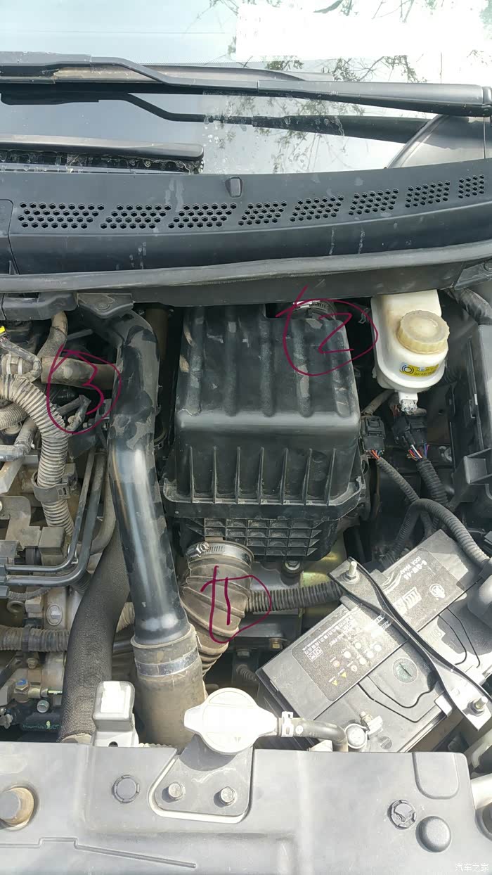 【图】进气管位置_长城c50论坛_汽车之家论坛