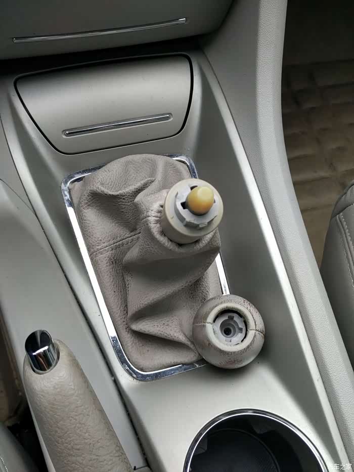 手动挡更换档把头(详细过程)