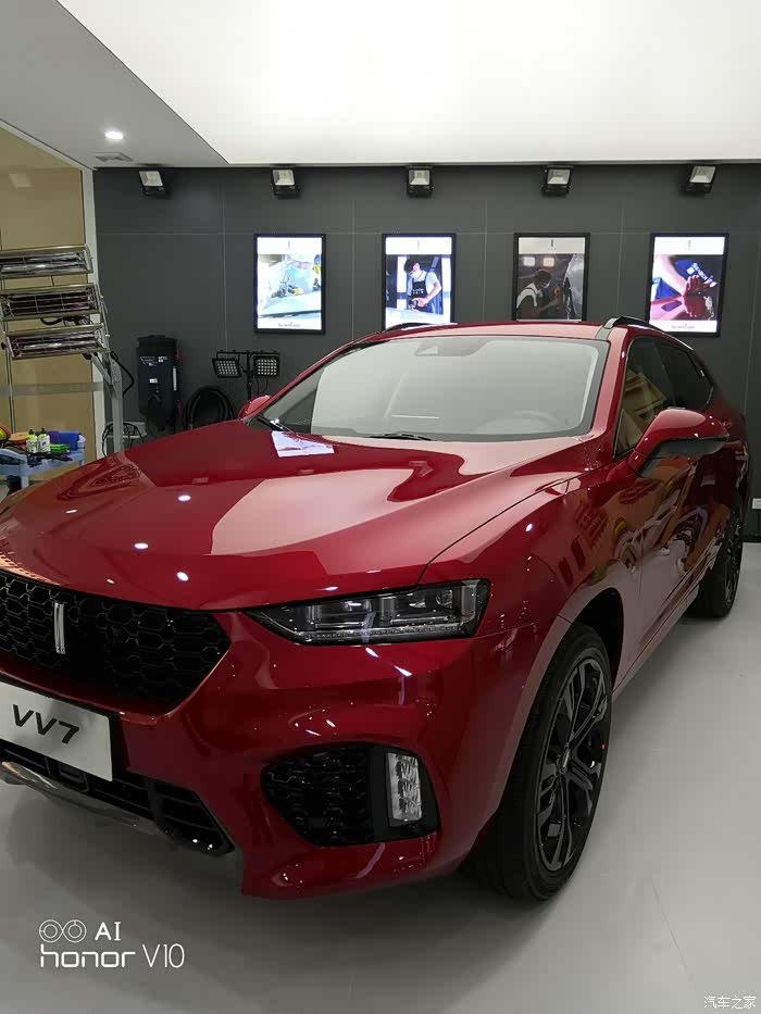 【vv7旗舰马尔斯红】提车作业