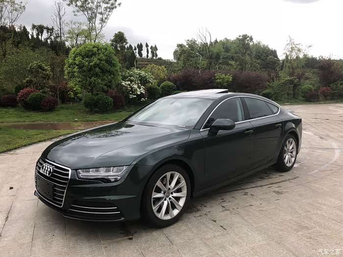 圆梦小7 35哥特兰绿作业!_奥迪a7论坛_汽车之家论坛