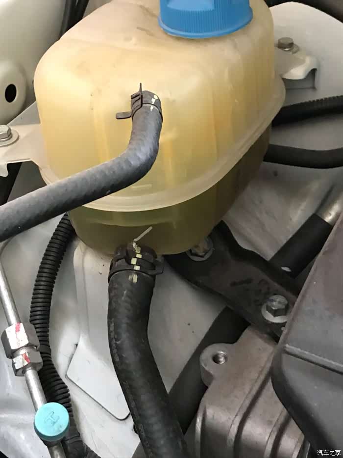 防冻液和储液壶颜色正常么?