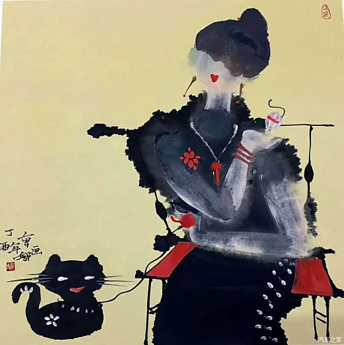 当代意象·工笔重彩独创女画家——曹娜