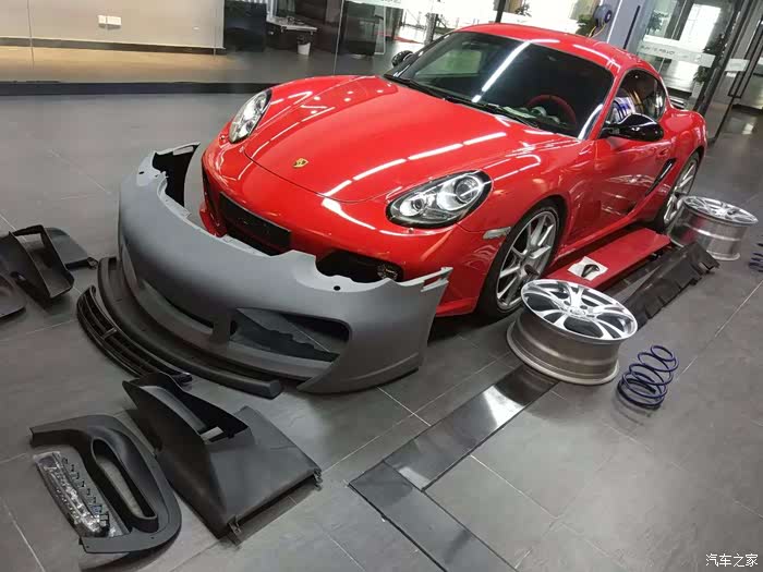 德国配件日本技师保时捷987caymanr泰赫雅特包围轮毂