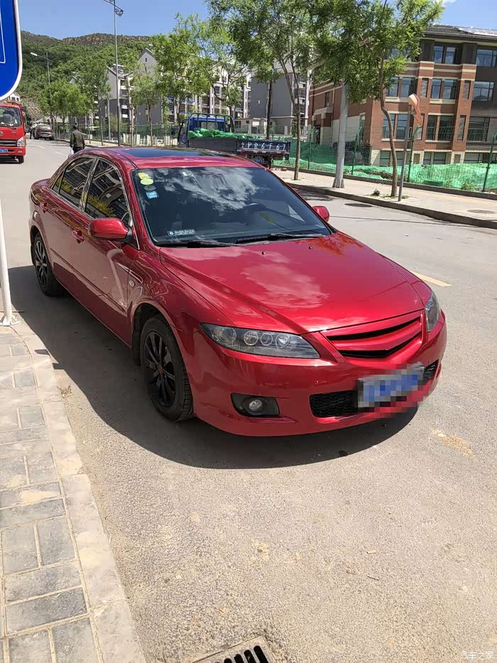 马自达6改阿特兹魂动红
