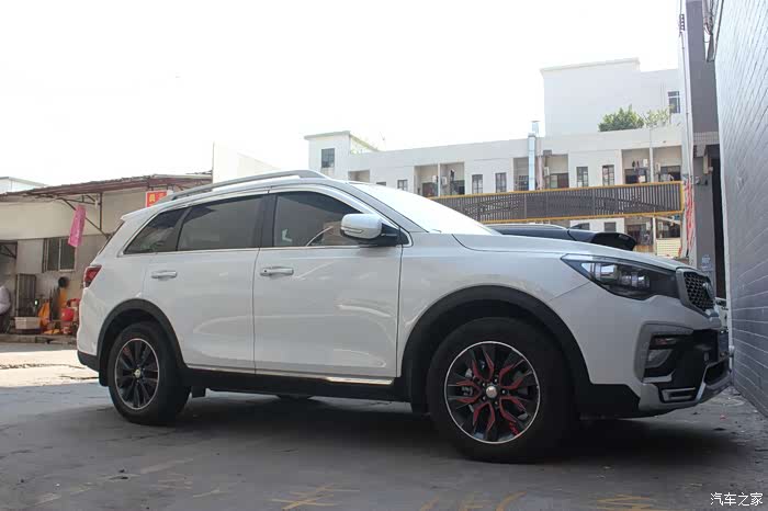 【图】kx7改装铂金晴雨挡效果图~_起亚kx7论坛_汽车之家论坛