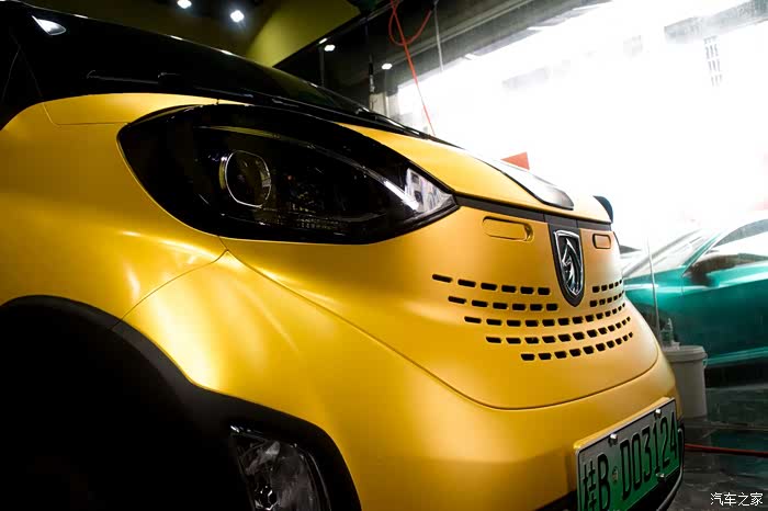 宝骏e100改色,变身大黄蜂