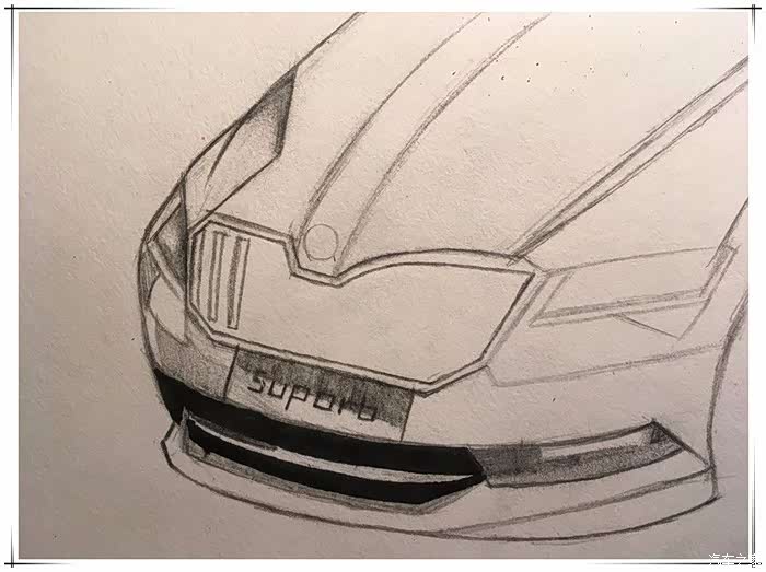 收藏本帖 发表于 2018-3-26 23:05:38 小女手绘斯柯达 小女从小对画画