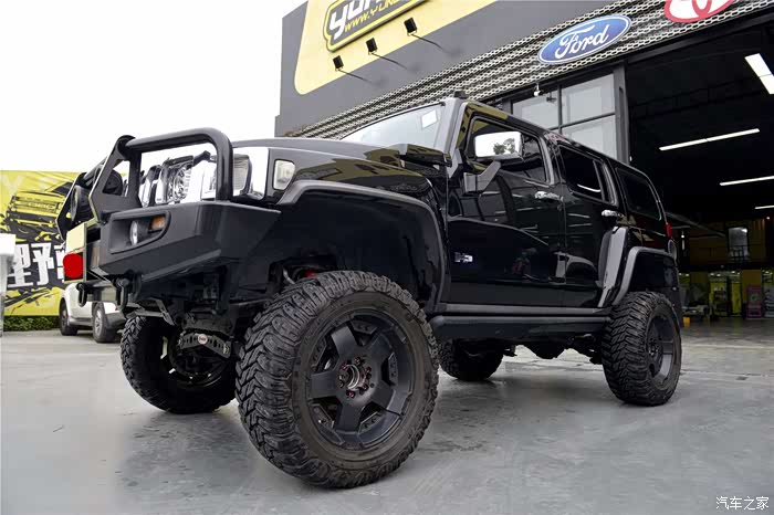 【改装日记】多图欣赏-悍马h3四寸升高