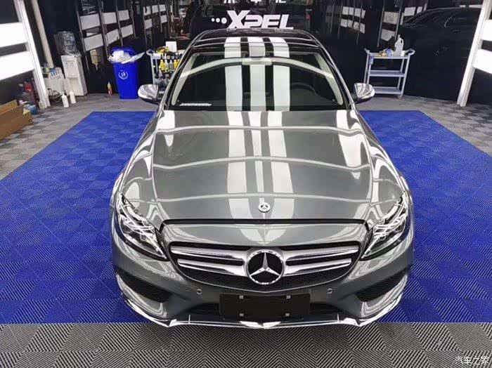 老郭详细解读奔弛新c级贴改色保护膜各种颜色案例!拒绝裸奔