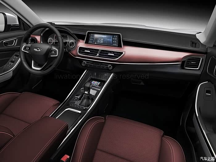 向exeed看齐 全新瑞虎8内饰立屏版方案爆光