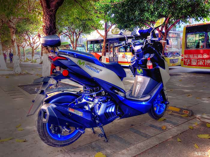 山叶雅马哈force155提车报道