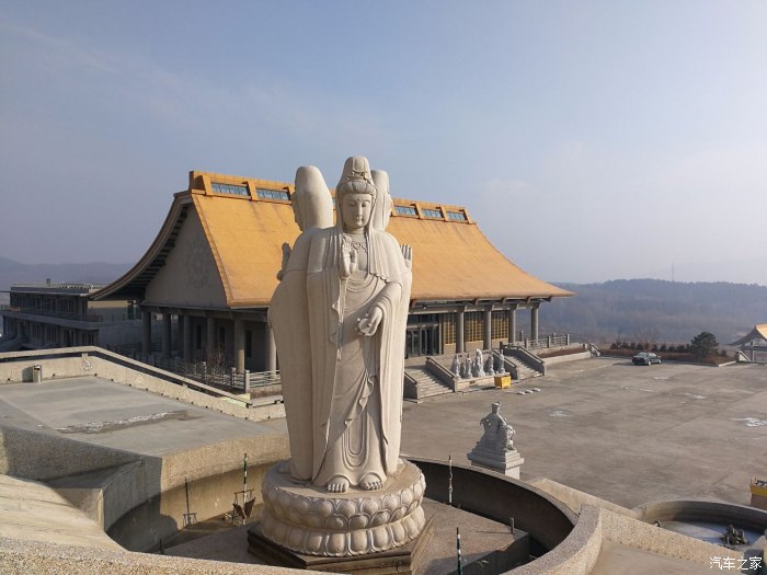 吉林市cs75车友会感受中国的佛教文化参观佛手山天齐禅寺