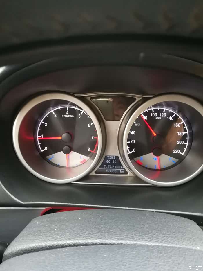 要论油耗我还是佩服我的吉利英伦sx7有图为证