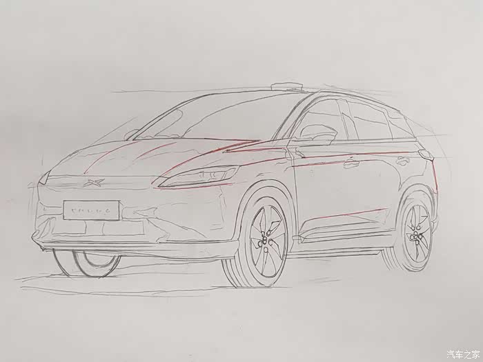 新手画车小鹏g3