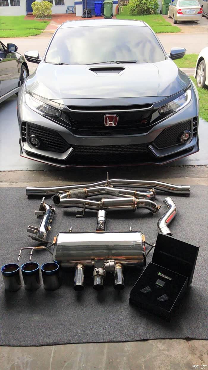 就对最速前驱有兴趣本田思域typerfk8排气改装更新声浪视频