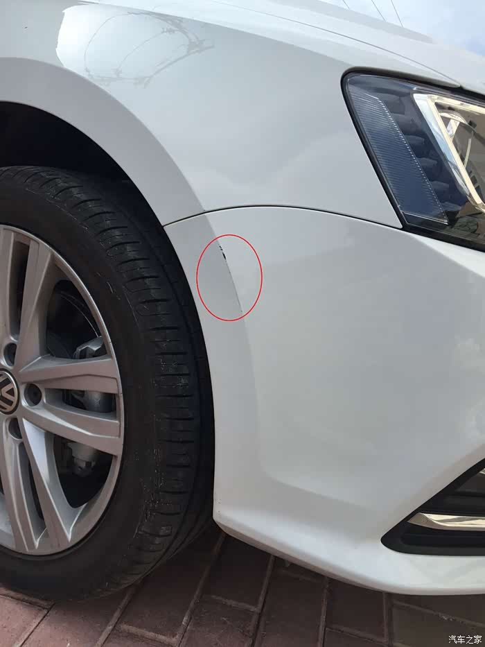 【图】小刮擦怎么修复呢?_速腾论坛_汽车之家论坛
