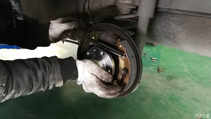 大众13款捷达16手动舒适更换鼓刹
