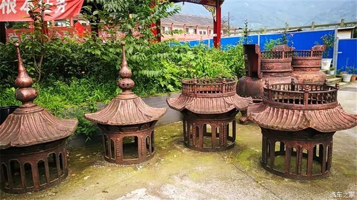 曾经的亚洲第一高木塔绵竹九龙寺