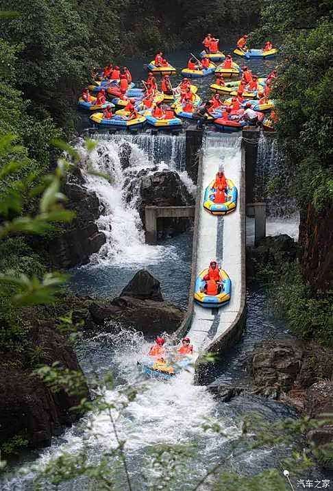清凉一夏京山大洪山鸳鸯溪漂流