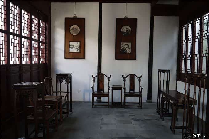 参观忠王府的建筑