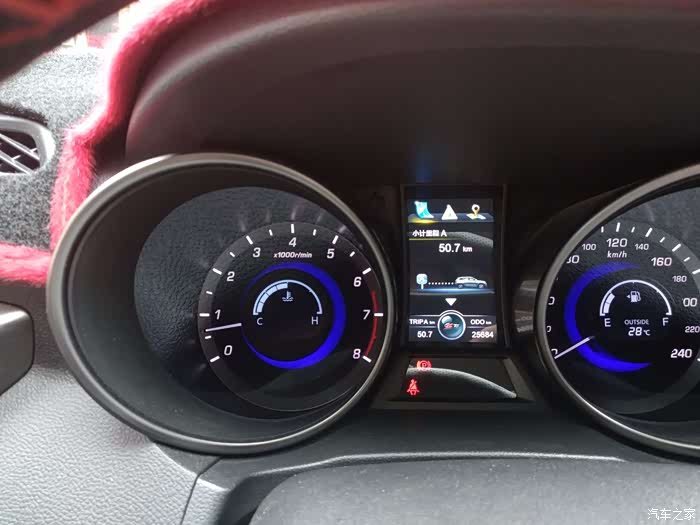 【无锡cs75车友会】16款长安cs75仪表盘鉴赏