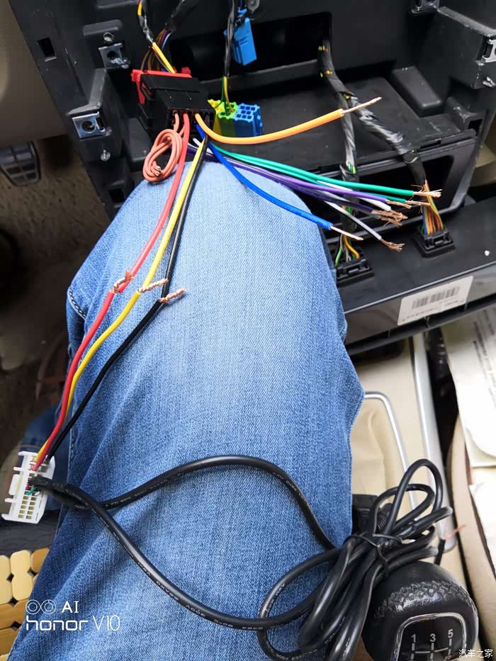 130的收音机更换名图cd机成功