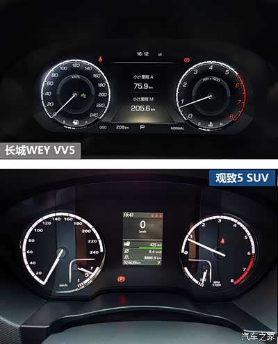 两车仪表盘都无太大的亮点和特色,设计十分传统保守,造型简单整洁,让