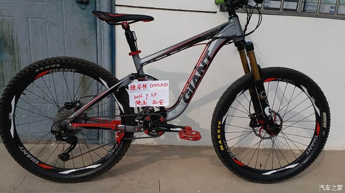 出2012款捷安特trancex2软尾