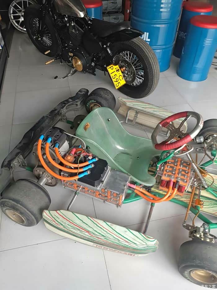 自制50匹马力电动卡丁车,更新