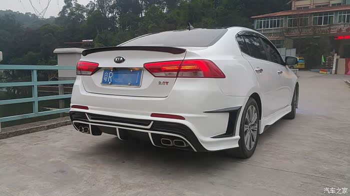 【图】小四的新排气管改装来喽_起亚k4论坛_汽车之家论坛